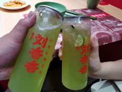 青提香水柠檬-刘香香·川香红锅美蛙(福田店)