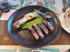 黑松露菲力牛排配泰式大虾-安妮意大利餐厅(世贸天阶店)
