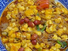 普通生肉小炒加蛋-李家特色小炒泡馍