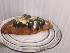 抹茶杏仁牛角包-山崎面包(静安久光店)