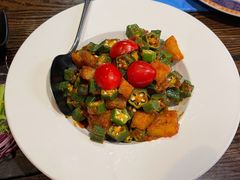 土豆炒秋葵-甘尼仕印度餐厅爵士酒吧(阳春巷店)