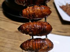 烤茧蛹-潮庭·大连海鲜·炭火烧烤·扇贝王(大连店)