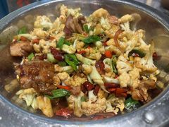 干锅有机菜花-老城味道·传统天津菜(杨柳青店)