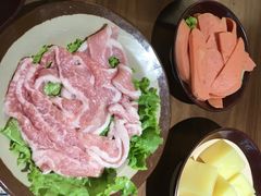 特色猪颈肉-笔记安顺夺夺粉火锅(中关村店)