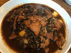 咸菜炒猪肝-双塔老饭店