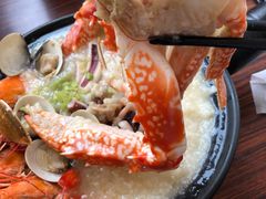 巨无霸顶级砂锅粥-鲜记螃蟹海产粥八德林森店