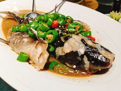 烧椒鲈鱼-粗茶淡饭·隐庐私厨(东亭店)