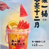 百分茶新品⁉️第一杯水果茶清爽好喝