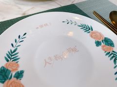餐具摆设-蜜桃花开·中西融合菜E&W(南长街店)