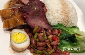 Double-Sided Roast Duck and Barbecue Pork Rice