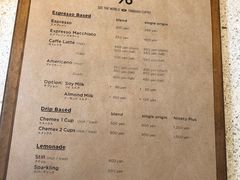 menu-% Arabica(京都东山店)