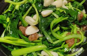 Stir-fried Chicken Mustard Greens