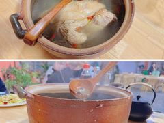 崂山菇炖鸡-小仙居·农家宴烤羊· 农庄