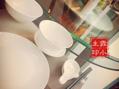 餐具摆设-夏宫中餐厅(静安香格里拉店)