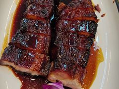 蜜汁黑叉烧-津津菜馆(绝没分店)