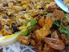 簸箕大扇鸡-强记鸡粥美食