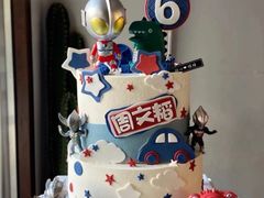 -咖咖熊蛋糕定制·英国蓝风车动物性淡奶油