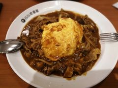 涮牛肉蛋包咖喱饭加七种蘑菇-COCO壱番屋(北京平安国际金融中心店)