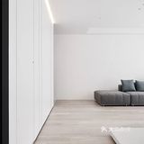 仅需要一间卧室，所以设计师在格局上做了很大改变