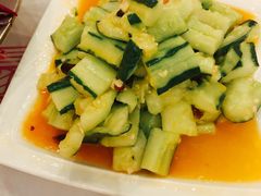 刀拍黄瓜-小李子油焖大虾(南浦店)