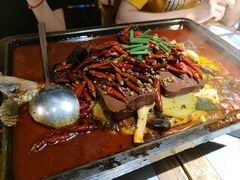 -探鱼·鲜青椒爽麻烤鱼(东城万达广场店)