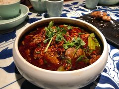 水煮牛肉-绿茶餐厅(布吉万象汇店)