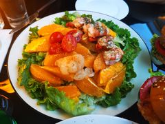 鲜橙老虎虾沙拉-Lets burger非常汉堡·环球风味(蓝色港湾店)