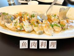 金银蒜蒸鲈鱼-天伦里餐厅(绿城桃花源店)
