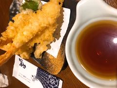 炸虾天妇罗拼盘-纹兵卫手打荞麦面日料(虹桥本店)