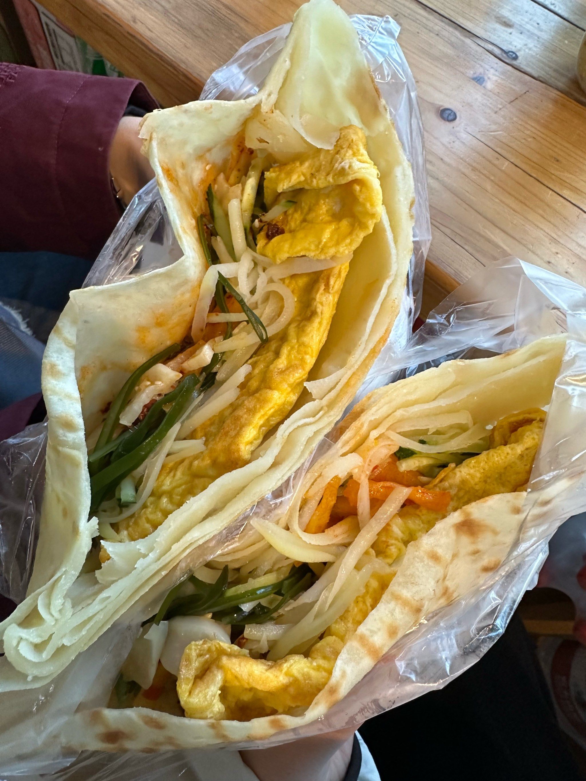 真的独一份!笨鸡蛋➕农家烙饼的大饼鸡蛋早点!