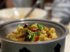 干锅有机菜花-小河盐帮·私家菜·烤鸭(三元桥·霄云路店)