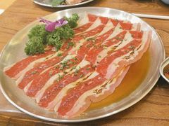 -明洞阿姨·韩式酱蟹烤肉·创意料理(三元桥店)