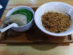 鸡腿汤拌面-富源春面馆(四川北路店)