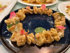 青芥虾球-黄家饺子东北特色菜馆(湖滨商业街店)