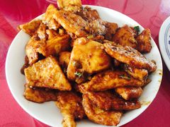 锅塌豆腐-北京龙庆四季香农家饭庄·灶台鱼·碳烤虹鳟鱼(龙庆峡店)