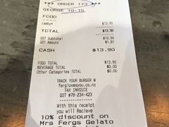 账单-Fergburger(皇后镇店)