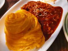 照烧肥牛蛋包饭-玛格萝妮比萨屋(四平店)