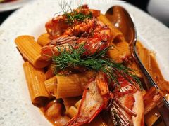 虎虾海鲜浓汤意面-LESCEDARS Brasserie Bistro香柏树