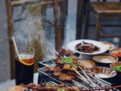 辣味猪五花-风与炭BBQ户外火锅烧烤(成都群光君悦酒店)