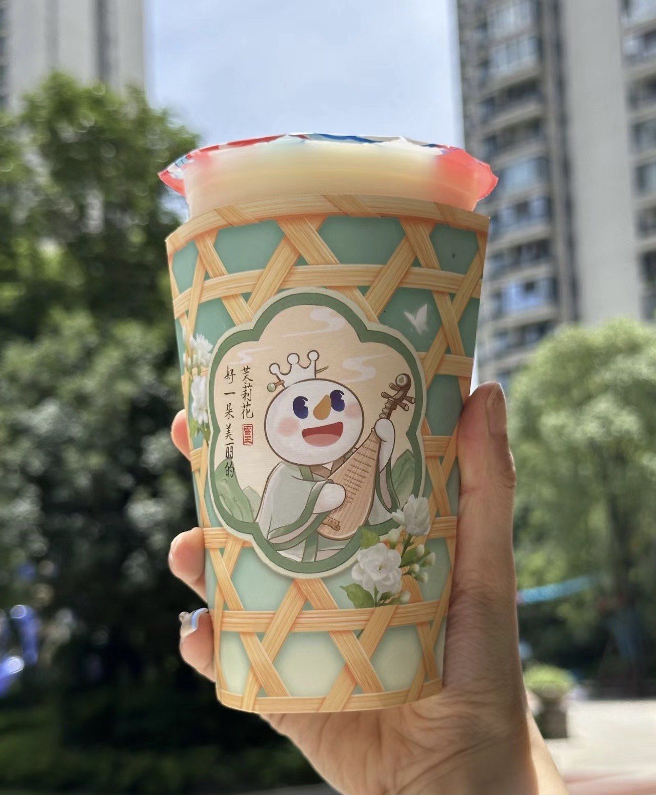蜜雪冰城新品茉莉奶绿