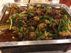 鸡兔双拼干锅-沈姐万州烤鱼(沙坪坝七中店)