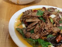 肝腰合炒-豆腐脑花