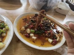 肝腰合炒-豆腐脑花