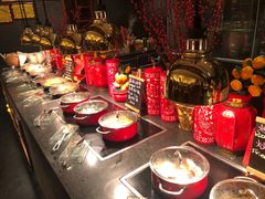 自助调料区-源·咖啡自助餐厅·海鲜·烧烤·三文鱼(海口华彩洲际酒店)