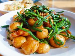 韭菜炒小土豆-台记小海鲜(七宝店)