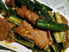 秋葵牛肉-熠盛粤味·顺德桑拿鸡(永康路店)