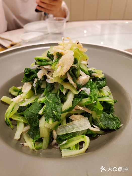 喜鼎海胆水饺(平安金融中心店)有机小白菜蒸虾皮图片