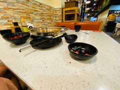 自助调料区-味之绝热血美蛙鱼火锅(中坝店)