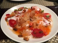 蜜柚鲜虾沙拉-食肆&Fourteen(武林夜市店)