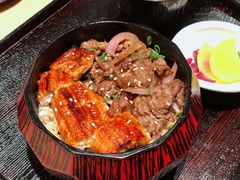蒲烧鳗鱼拼牛肉丼-yokocho上横町·日本食街(深业上城店)